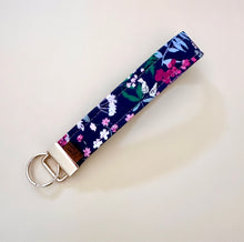 Load image into Gallery viewer, Pink Bloom Key Wristlet
