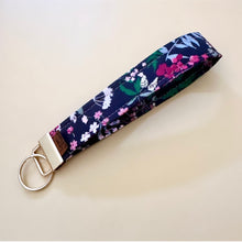 Load image into Gallery viewer, Pink Bloom Key Wristlet
