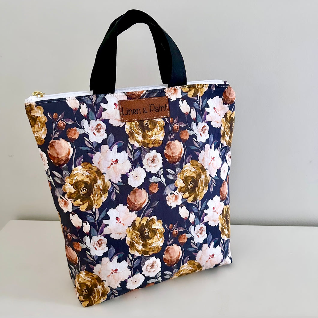 Autumn Floral Lunch Tote