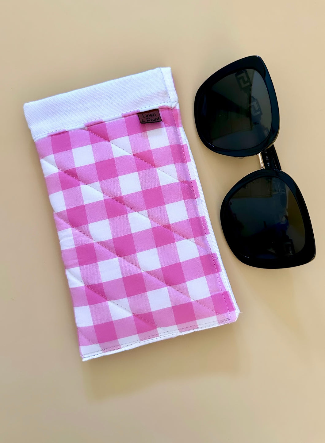 Pink Ginghan Sunnies Sleeve