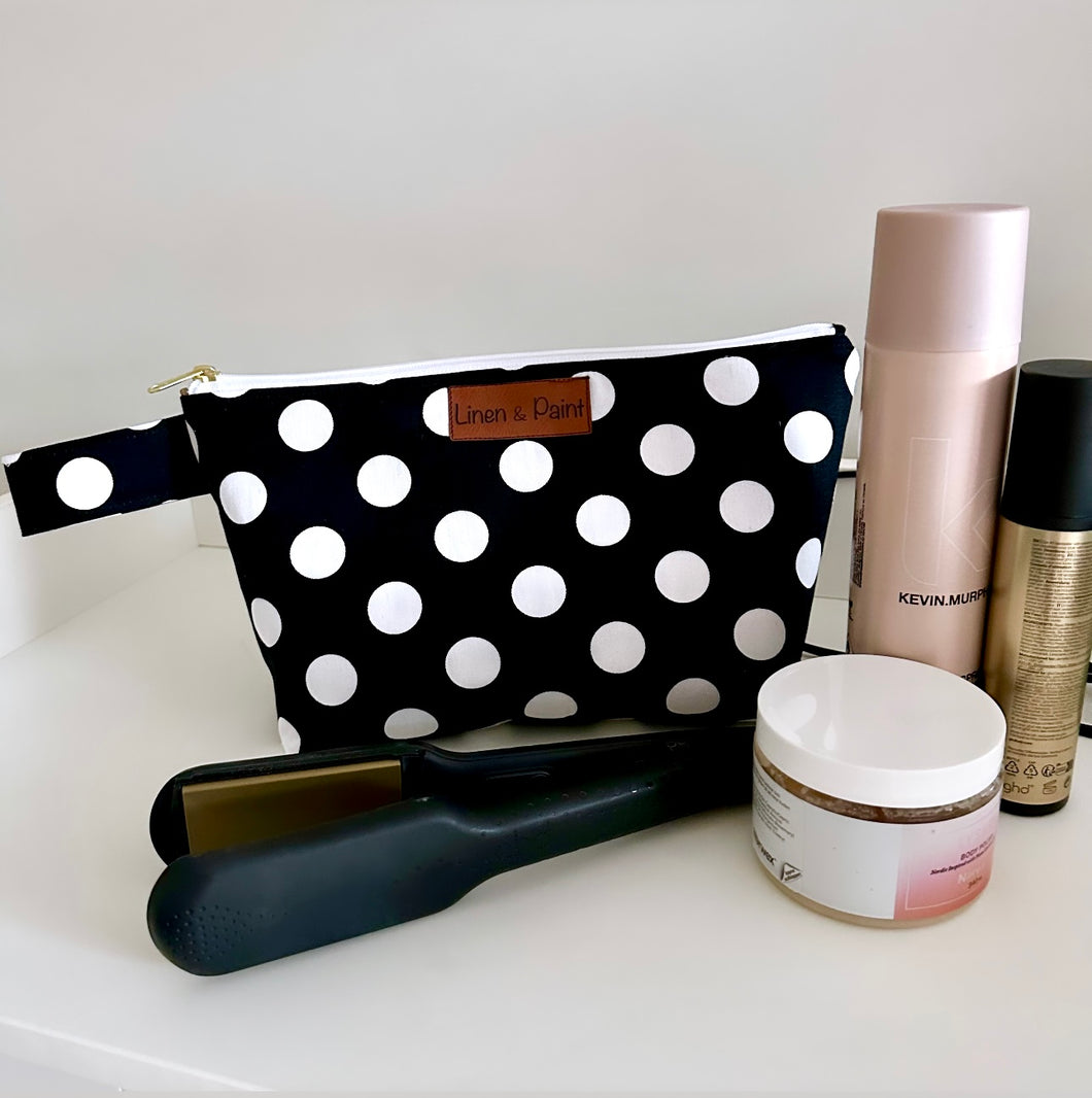 Polka Dot Cosmetics Tote