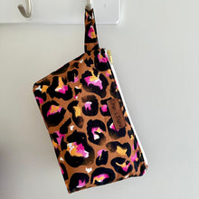 Load image into Gallery viewer, Bronze Leopard Cosmetics Tote
