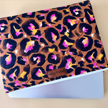 Load image into Gallery viewer, Bronze Leopard Laptop Sleeve
