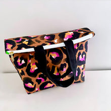 Load image into Gallery viewer, Bronze Leopard Lunch Tote
