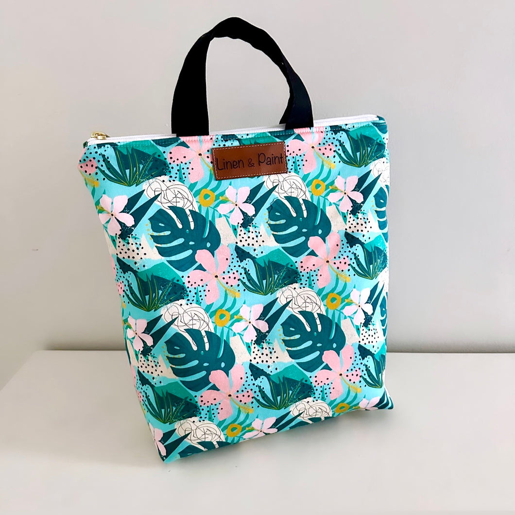 Paradise Print Lunch Tote