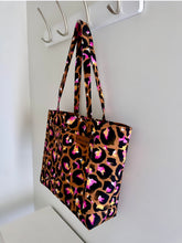 Load image into Gallery viewer, Bronze Leopard Fancy Tote
