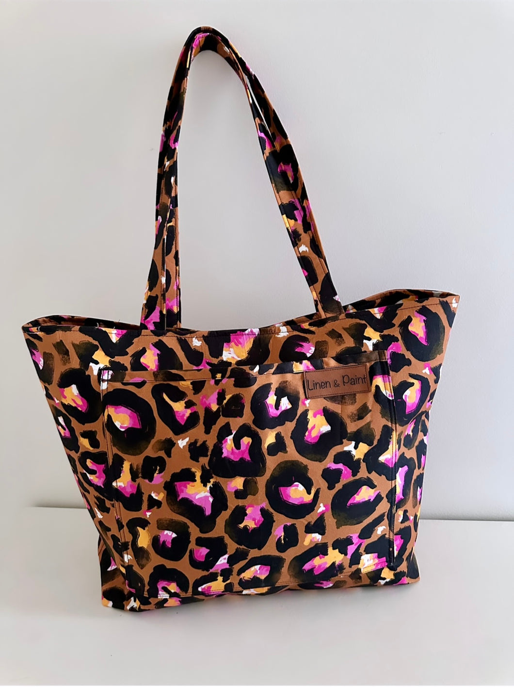 Bronze Leopard Fancy Tote