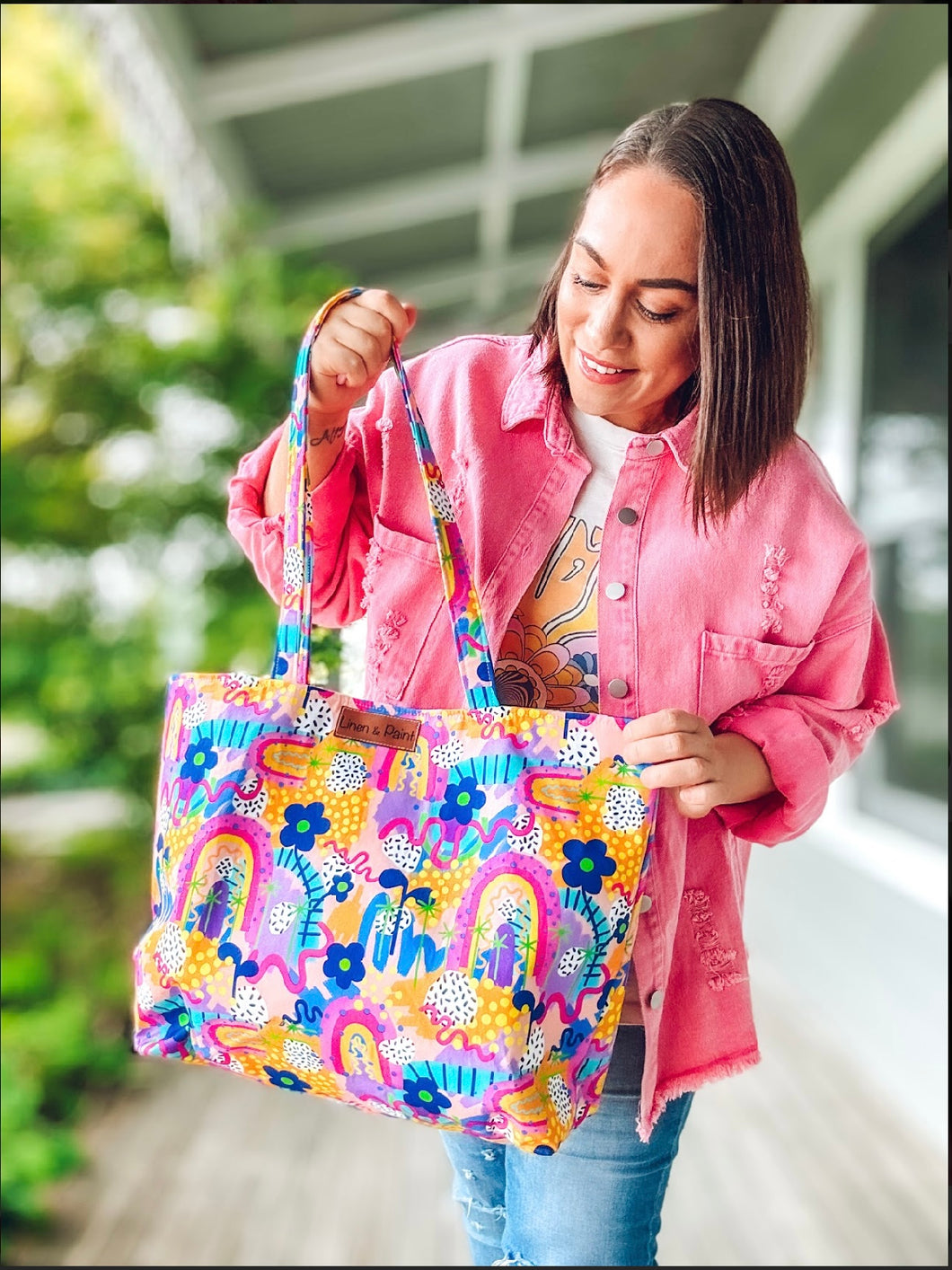 Colour Burst Fancy Tote - Pre Order