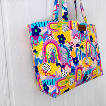 Load image into Gallery viewer, Colour Burst Fancy Tote - Pre Order
