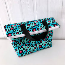 Load image into Gallery viewer, Pink Leopard Lunch Tote
