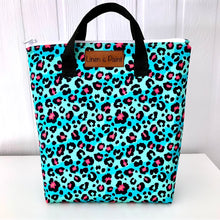 Load image into Gallery viewer, Pink Leopard Lunch Tote
