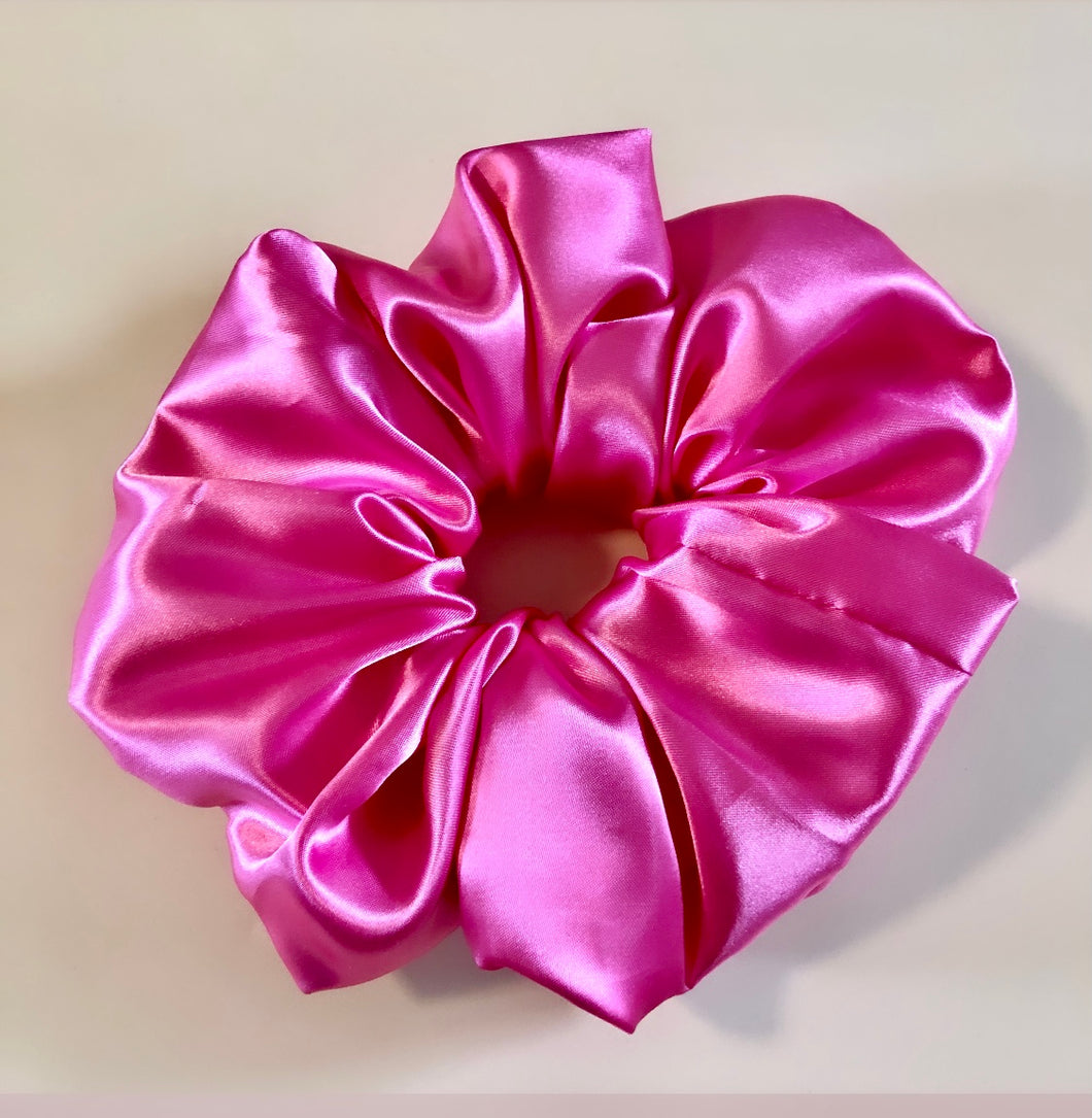 Satin Scrunchie Pink