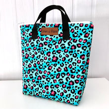 Load image into Gallery viewer, Pink Leopard Lunch Tote
