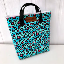 Load image into Gallery viewer, Pink Leopard Lunch Tote
