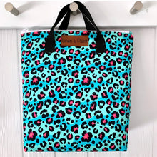 Load image into Gallery viewer, Pink Leopard Lunch Tote
