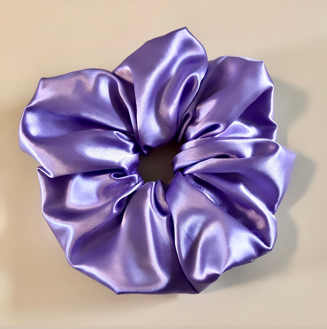 Satin Scrunchie Purple